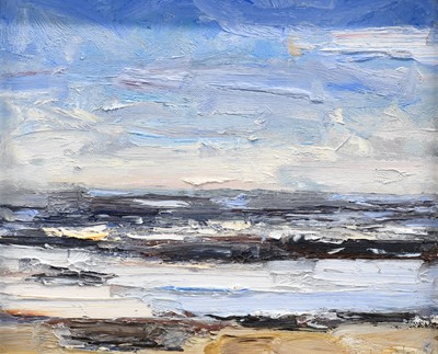 Lot 1079 - Ian Norris MAFA (Contemporary) "Receding Tide,...