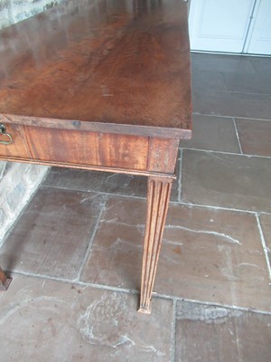 Lot 280 - A George III Mahogany Serving Table, late 18th...