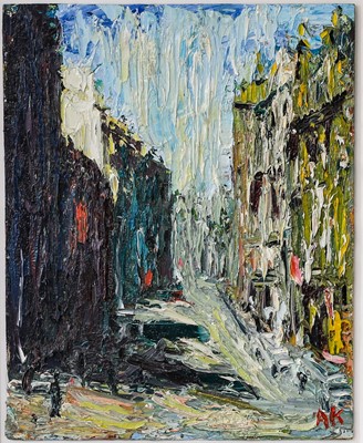 Lot 1073 - Alan Knight (b.1949) "Cross St. Manchester"...