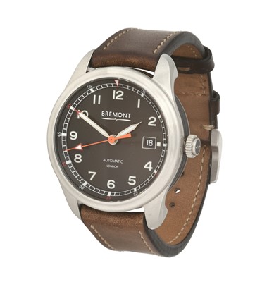Lot 2237 - Bremont: A Stainless Steel Automatic Calendar Centre Seconds Wristwatch