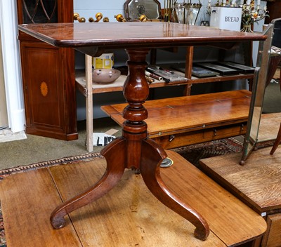 Lot 1082 - A George III mahogany Tilt-top tripod table...
