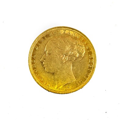 Lot 235 - Victoria, Sovereign 1884M, Melbourne Mint, obv....