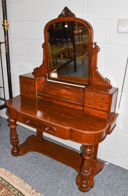 Lot 1163 - A late Victorian mahogany Duchess style...