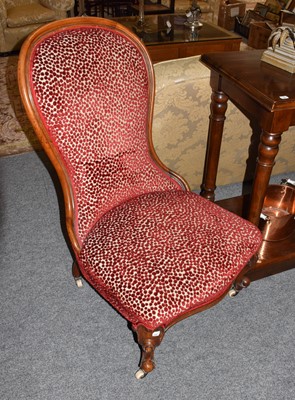 Lot 1124 - A modern mahogany buffett table, a Victorian...