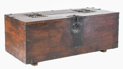 Lot 164 - A Late 19th Century Korean Stained Pine and...