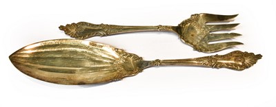 Lot 134 - A Pair of Victorian Silver Fish-Servers, by...