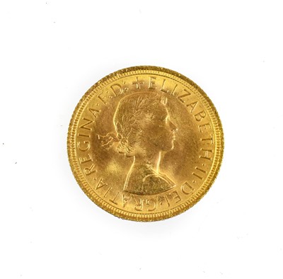 Lot 280 - Elizabeth II, Sovereign 1965, obv. young head...