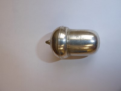 Lot 2040 - A George III Silver Nutmeg-Grater, Apparently...