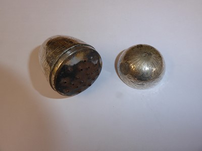 Lot 31 - A George III Silver Nutmeg-Grater, Apparently...