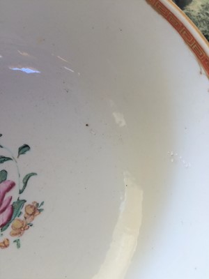 Lot 134 - A Chinese Porcelain Punch Bowl, Qianlong,...