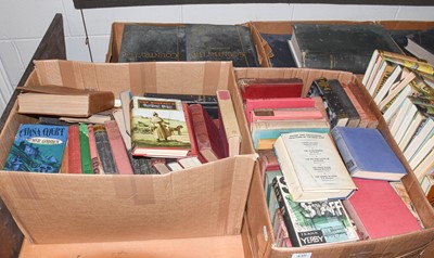 Lot 435 - Seven boxes of books; a quantity of The Book...