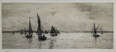 Lot 1025 - William Wyllie (1851-1931) Two etchings of...