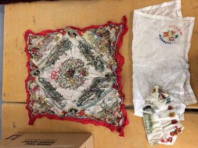 Lot 331 - Assorted Cotton and Silk Souvenir and...