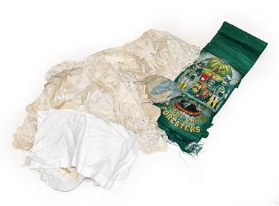 Lot 2125 - Assorted Lace Handkerchiefs and Other...