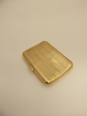 Lot 2072 - A George V Gold Cigarette-Case