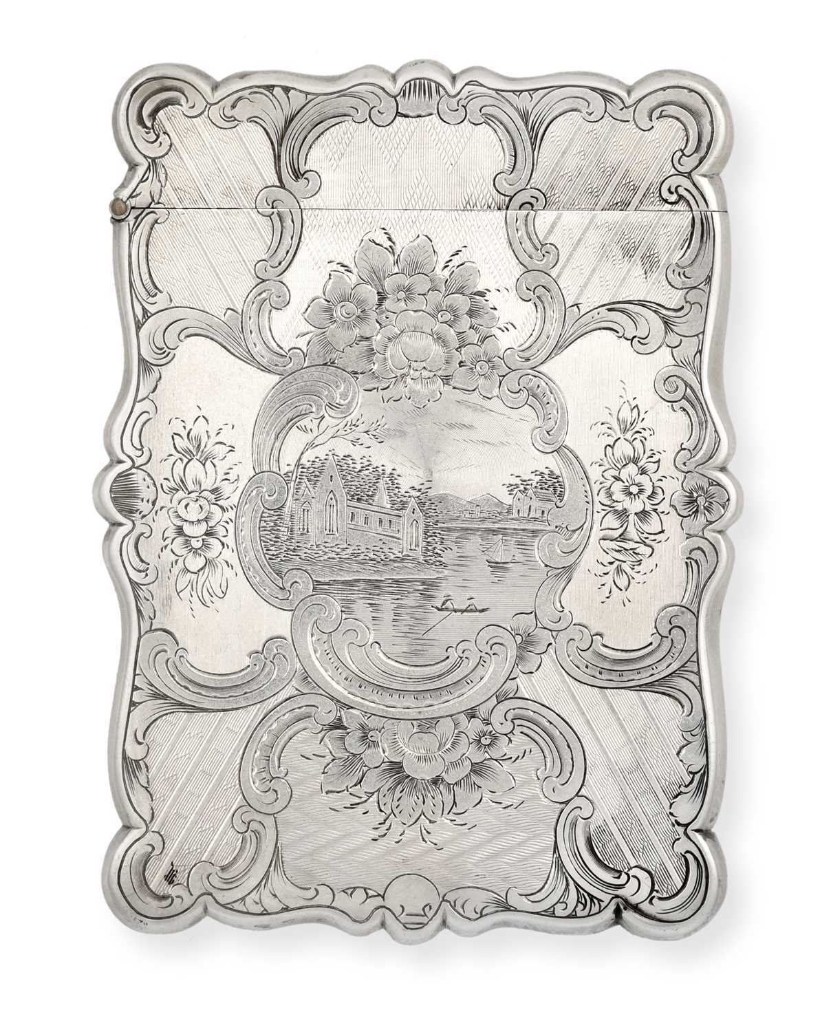 Lot 2069 - A Victorian Silver Card-Case