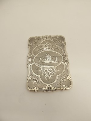 Lot 2064 - A Victorian Silver Card-Case