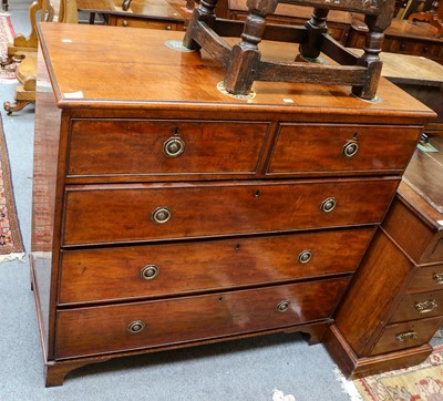 Lot 1097 - A Victorian mahogany four height chest of...