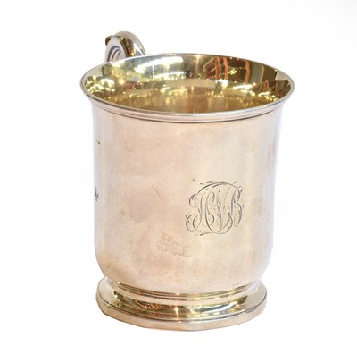 Lot 41 - A Victorian Silver Christening-Mug, by Edward,...