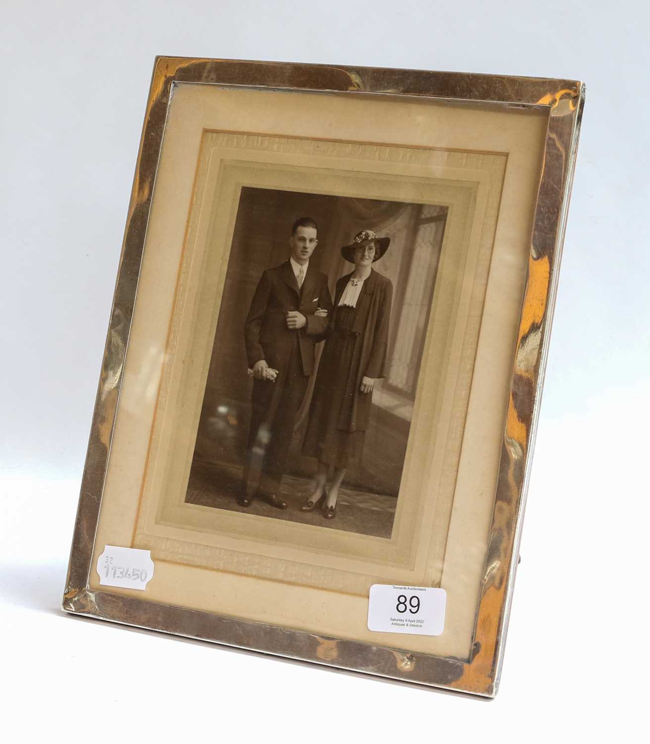 Lot 89 - A George V Silver Photograph-Frame, by E....