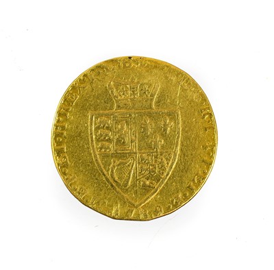 Lot 215 - George III, 'Spade' Guinea 1789, obv. fifth...
