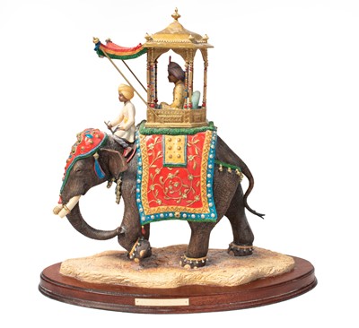 Lot 250 - Border Fine Arts Jewel of the East (Ceremonial Indian Elephant)