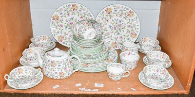 Lot 350 - Minton Haddon Hall pattern part dinner and tea...