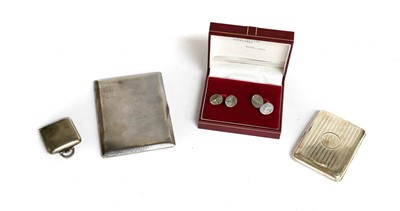 Lot 159 - A Collection of Silver, comprising: a cased...