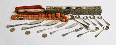 Lot 154 - A Collection of Assorted Silver and Silver...