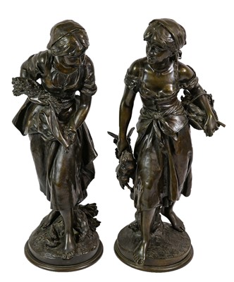 Lot 364 - Mathurin Moreau (French, 1822-1912): A Pair of...