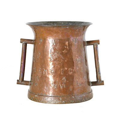 Lot 627 - A Copper Log Bin, in 17th century style, of...