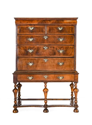 Lot 701 - A George I Walnut and Featherbanded Chest on...