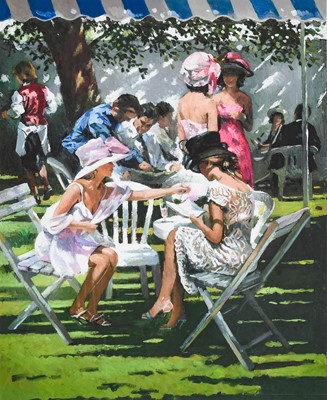 Lot 1033 - Sheree Valentine Daines (b.1956) "Pink...