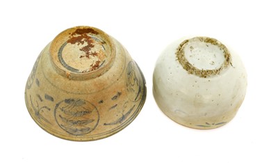 Lot 162 - A Korean Porcelain Bowl, Joseon, of ovoid form,...