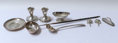 Lot 7 - A collection of assorted silver and silver...