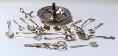 Lot 7 - A collection of assorted silver and silver...