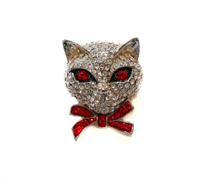 Lot 276 - Twelve Butler & Wilson cat brooches, of...