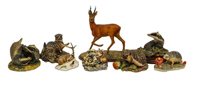 Lot 1118 - Border Fine Arts British Wildlife Models Including