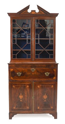 Lot 617 - A Victorian Mahogany, Boxwood, Ebony-Strung...