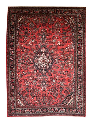 Lot 581 - Large Hamadan Carpet West Iran, last quarter...