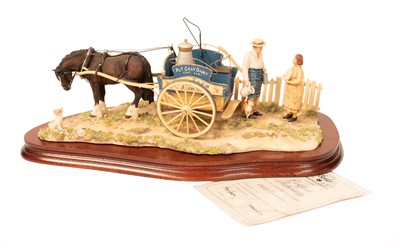 Lot 1049 - Border Fine Arts 'Daily Delivery' (Milkman with Horse-Drawn Cart)