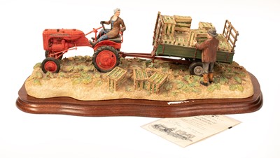 Lot 1008 - Border Fine Arts 'Cut and Crated' (Allis Chalmers Tractor)