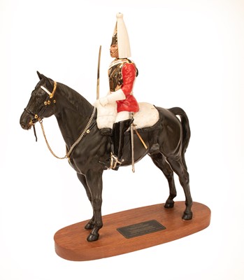 Lot 1133 - Beswick Connoisseur Lifeguard, (Style two: with sword)