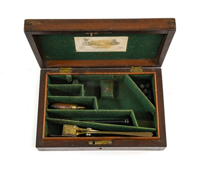 Lot 358 - A 19th Century Mahogany Small Pistol Case, of...