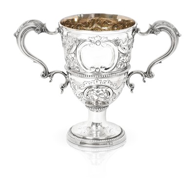 Lot 2096 - A George III Provincial Silver Two-Handled Cup