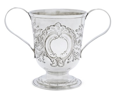 Lot 2198 - A George III Provincial Silver Two-Handled Cup