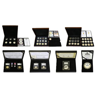 Lot 446 - A Mixed Collection of Commemorative Coins and...