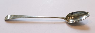 Lot 112 - A George III Provincial Silver Basting-Spoon,...
