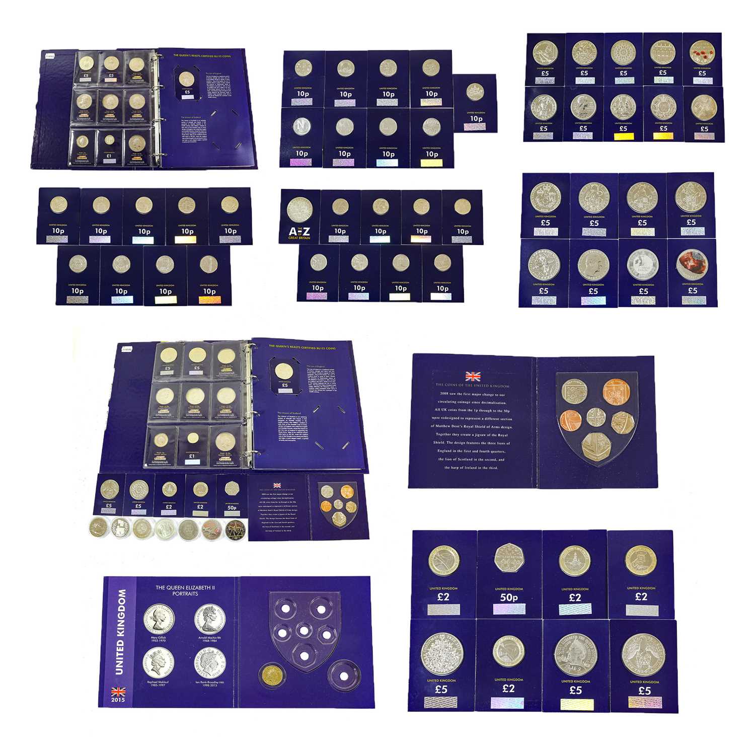 Lot 426 - Commemorative Coins and Collectable UK Decimal...