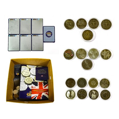 Lot 426 - Commemorative Coins and Collectable UK Decimal...